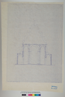 Lw&oacute;w, katedra Wniebowzięcia NMP, przekr&oacute;j poprzeczny