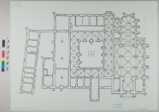 Lw&oacute;w, kości&oacute;ł i klasztor Dominikan&oacute;w, rzut