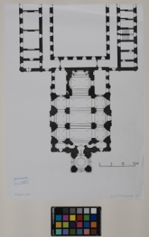 Brahil&oacute;w, kości&oacute;ł i klasztor trynitarzy, rzut