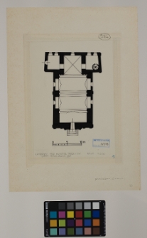 Kamieniec Podolski, kości&oacute;ł św. Tr&oacute;cy, rzut