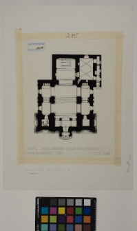 Kozin, kości&oacute;ł podominikański, rzut