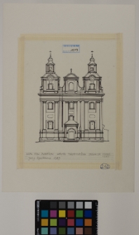 Kozin, kości&oacute;ł podominikański, fasada