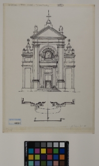 Łuck, kości&oacute;ł Trynitarzy, fasada