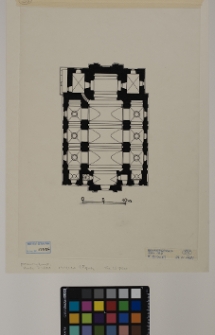 Monasterzyska, kości&oacute;ł Wniebowzięcia NMP, rzut