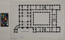 Zasław, kości&oacute;ł i klasztor Misjonarzy, rzut