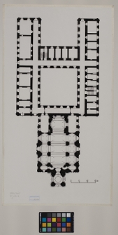 Brahil&oacute;w, kości&oacute;ł i klasztor trynitarzy, rzut