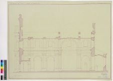 Czartorysk, kości&oacute;ł podominikański p.w. J&oacute;zefa Oblubieńca NPM, przekr&oacute;j