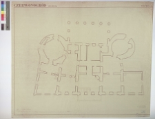 Czerwonogr&oacute;d, zamek, rzut piętra