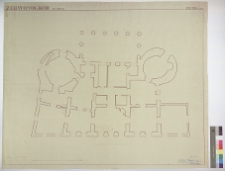 Czerwonogr&oacute;d, zamek, rzut piętra