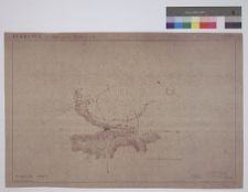 Kudryńce, zamek, plan sytuacyjny