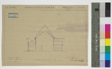 Leśniki, cerkiew (tzw. monasterek), przekr&oacute;j