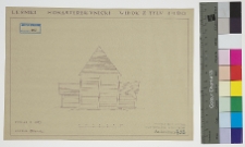 Leśniki, cerkiew (tzw. monasterek), elewacja tylna