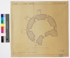 Ostr&oacute;g, zamek, rzut tzw. Baszty Nowej