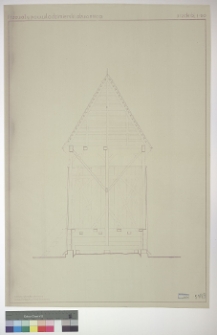 Przewały, dzwonnica, przekr&oacute;j