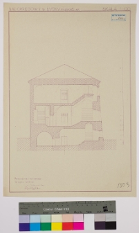 Łuck, d. klasztor Trynitarzy (Sąd Okręgowy), przekr&oacute;j