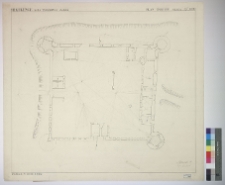 Milulińce, zamek, rzut parteru