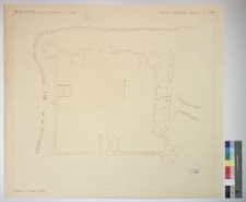 Milulińce, zamek, rzut parteru
