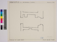 Milulińce, zamek, rzut bramy wsch.
