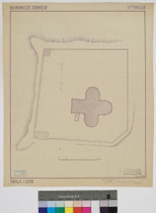 Niskinicze, cerkiew Zaśnięcia NMP, plan sytuacyjny