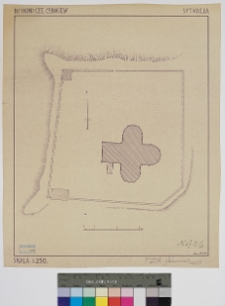 Niskinicze, cerkiew Zaśnięcia NMP, plan sytuacyjny