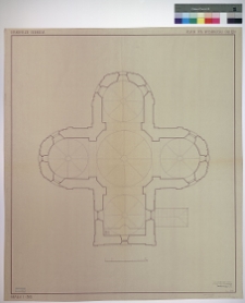 Niskinicze, cerkiew Zaśnięcia NMP, rzut