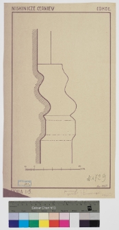 Niskinicze, cerkiew Zaśnięcia NMP, profil cokołu