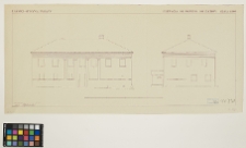 Raśniki, oficyna pałacowa, elewacje pd. i zach.