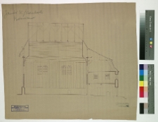 Jan&oacute;w, synagoga, przekr&oacute;j