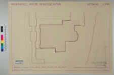 Krzemieniec, kości&oacute;ł pofranciszkański Wniebowzięcia Matki Bożej (sob&oacute;r św. Mikołaja), plan sytuacyjny