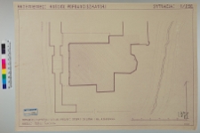 Krzemieniec, kości&oacute;ł pofranciszkański Wniebowzięcia Matki Bożej (sob&oacute;r św. Mikołaja), plan sytuacyjny