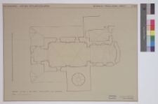 Krzemieniec, kości&oacute;ł pofranciszkański Wniebowzięcia Matki Bożej (sob&oacute;r św. Mikołaja), rzut