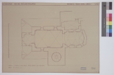Krzemieniec, kości&oacute;ł pofranciszkański Wniebowzięcia Matki Bożej (sob&oacute;r św. Mikołaja), rzut