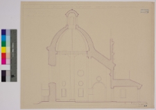 Łuck, kaplica Bazylian&oacute;w, przekr&oacute;j