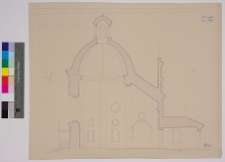 Łuck, kaplica Bazylian&oacute;w, przekr&oacute;j