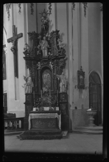 Buczacz, ołtarz Św. Mikołaja w kościele Wniebowzięcia Najświętszej Marii Panny, obecnie kości&oacute;ł pw.Matki Bożej Szkaplerznej