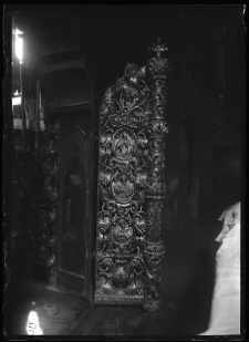 Buczacz, ikonostas z cerkwi Św.Mikołaja, drzwi detal