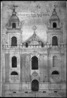 Sambor, rysunek kościoła jezuit&oacute;w