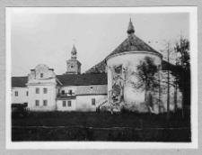 Bełz, Kości&oacute;ł Najświętszej Marii Panny, widok od strony przebiterium