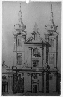 Bohorodczany, klasztor dominikański, projekt przebudowy autorstwa Adama Broniewskiego