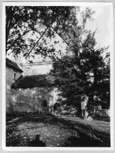 Brzeżany, kości&oacute;ł pw. Św. Mikołaja, wejście boczne