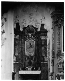 Dąbrowica, kości&oacute;ł św. Jana Chrzciciela, wnętrze, ołtarz boczny