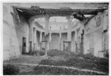 Dubno, pałac Lubomirskich, sala kolumnowa