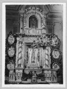 Bełz, Kości&oacute;ł Najświętszej Marii Panny, fragment fasady