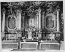 Bereźnica, cerkiew Narodzenia Najświętszej Marii Panny, wnetrze, ołtarz