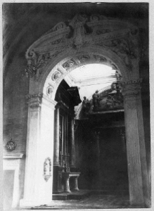 Brzeżany, kaplica zamkowa Sieniawskich, sklepienie kaplicy grobowej Adama Hieronima Sieniawskiego