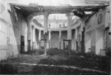 Dubno, pałac Lubomirskich, sala kolumnowa