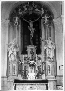 Horodenka, kości&oacute;ł pw. Niepokalanego Poczęcia Najświętszej Marii Panny, wnętrze, ołtarz boczny