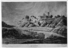 Korzec, widok zamku, rycina