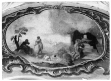 Krystynopol, pałac Potockich, polichromia