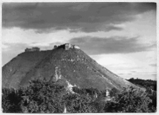 Krzemieniec, widok miasta z ruinami zamku